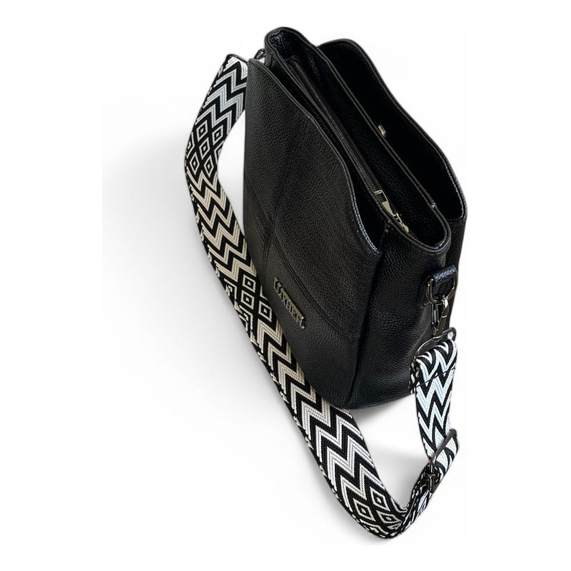 Cartera Bandolera Luxher Moda Elegante Eco Cuero Mod. Lima