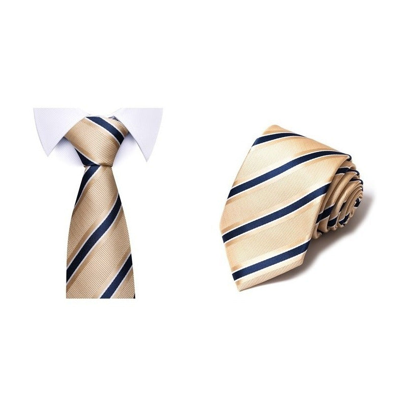 Set Corbata, Pañuelo Y Colleras Seda Lujo Joy Alice Líneas