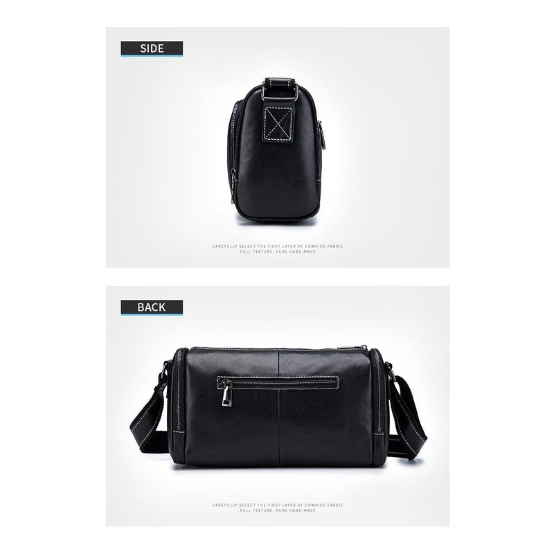 Bolso/bandolera Cuero Genuino Bull Captain Mod. Deportivo