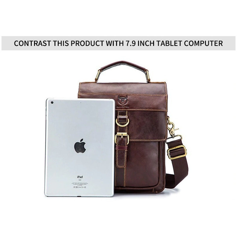 Bolso/bandolera Hombre Cuero Genuino Bull Captain Mod. Land